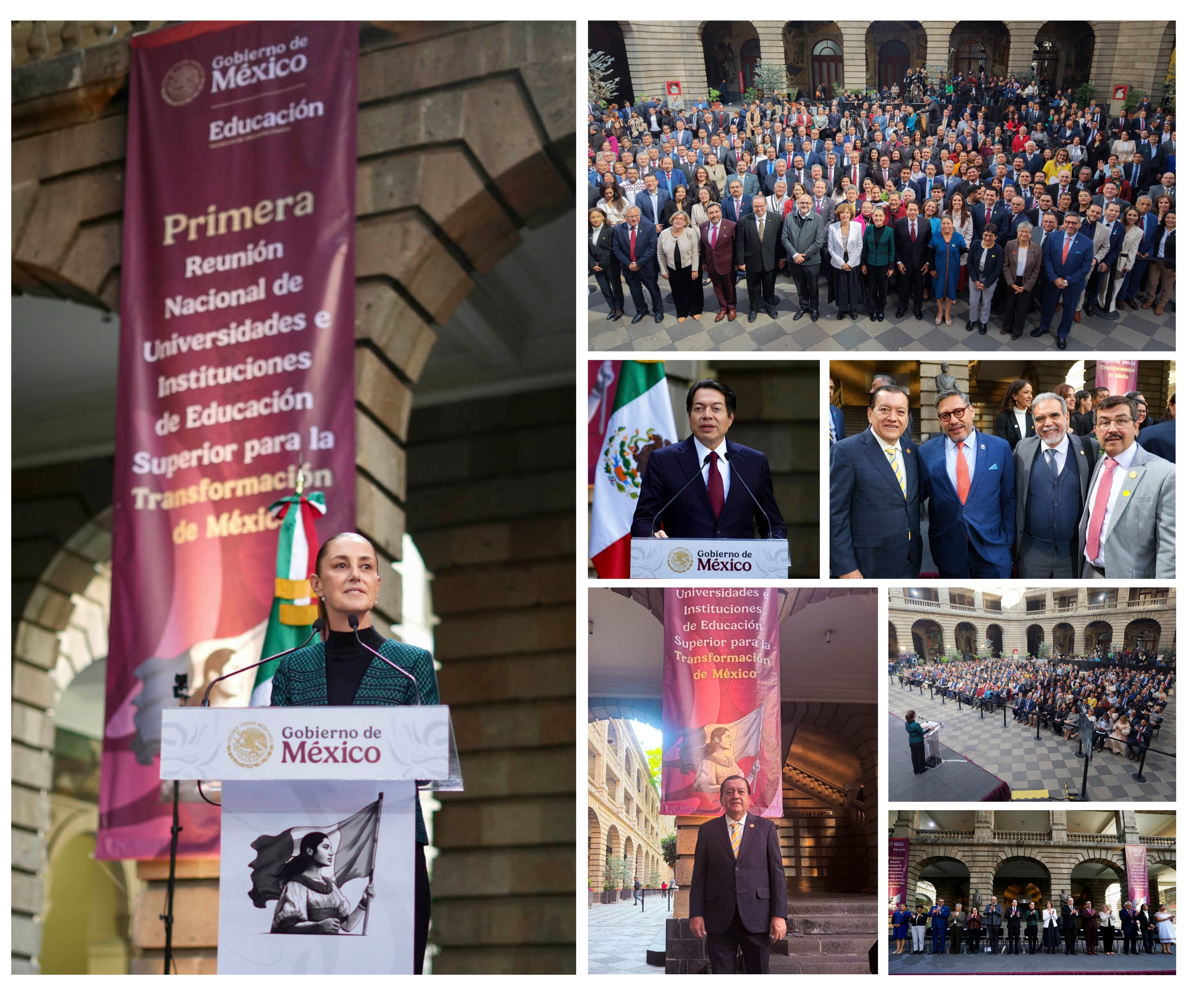 PARTICIPA EL RECTOR JAVIER SALDAÑA EN LA PRIMERA REUNIÓN NACIONAL DE EDUCACIÓN SUPERIOR: CONVOCADA POR LA PRESIDENTA CLAUDIA SHEINBAUM